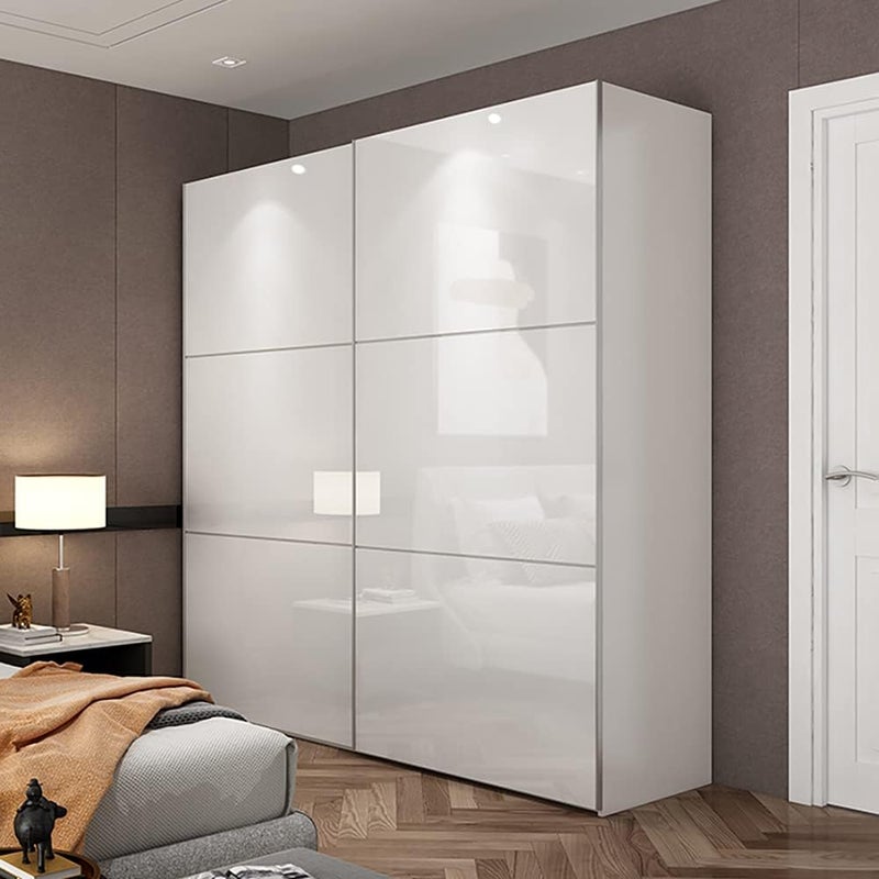 tiltil Shiny Self Adhesive Wallpaper White Glossy Removable Peel and Stick Wallpaper,23.6" X 393 "Waterproof Countertop Paper White Contact Paper for Cabinet Countertop Furniture Kitchen Vinyl Film - Image 3
